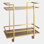 Catalan Bar Cart 37"H x 36"W x 20"D Bar Cart