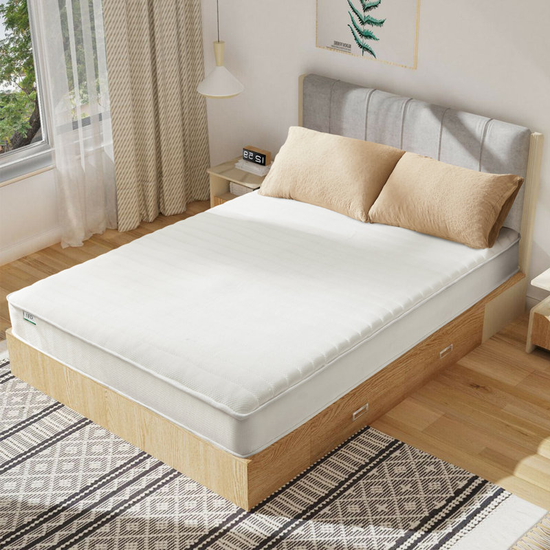 Twin White Gel Memory Foam Innerspring Sofa Bed Mattress