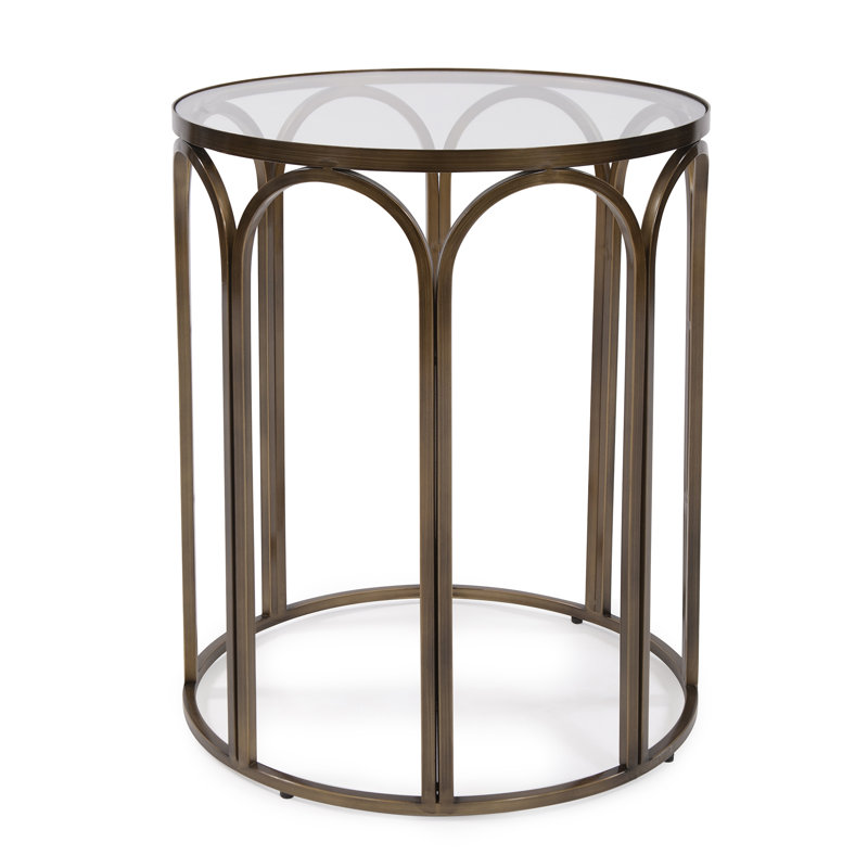Sione Glass End Table