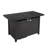 42" Smoked Glass Metal Rectangle Fire Pit-146630692-146630713