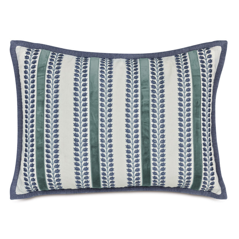 Highclere Embroidered Euro Sham, Dutch Euro