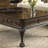American-style carved rectangular coffee table