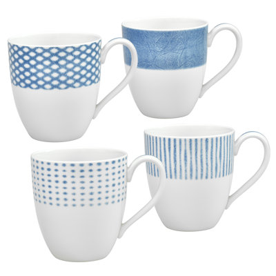 Noritake Hammock Assorted Mugs, 15 Oz.
