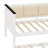 Wood Daybed Featuring Storage Shelves, Upholstered Backrest, USB, And Trundle-457432877