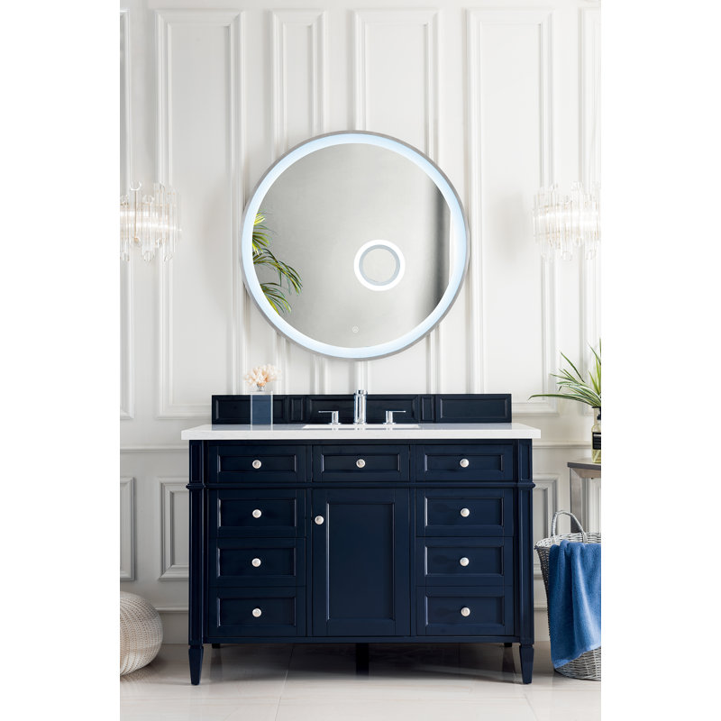 Brittany 48'' W Single Vanity, Victory Blue, Eternal Jasmine Pearl