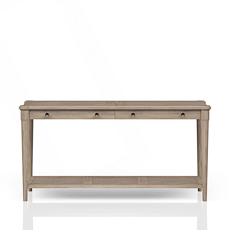Modern Sofa Table With 2 Drawers