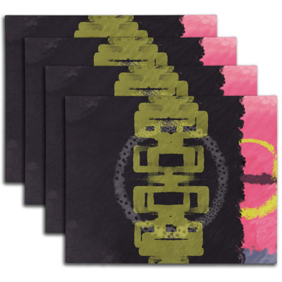 Napperon abstrait en polyester