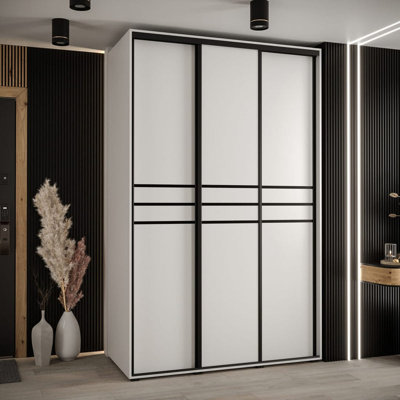 Cannes X 3 Door Steel Wardrobe