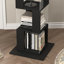 Bibliothèque rotative avec placage en bois - peu encombrante, pour la bibliothèque à 6 niveaux-127306634-127306637
