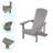 Armenio Outdoor Adirondack Chair-1454376310