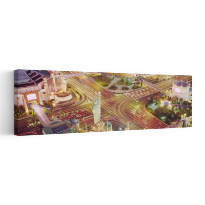 The Strip, Las Vegas, Nevada, Usa Contemporary Sunset Architecture Wall Art