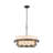 4-Light Dimmable Drum Chandelier