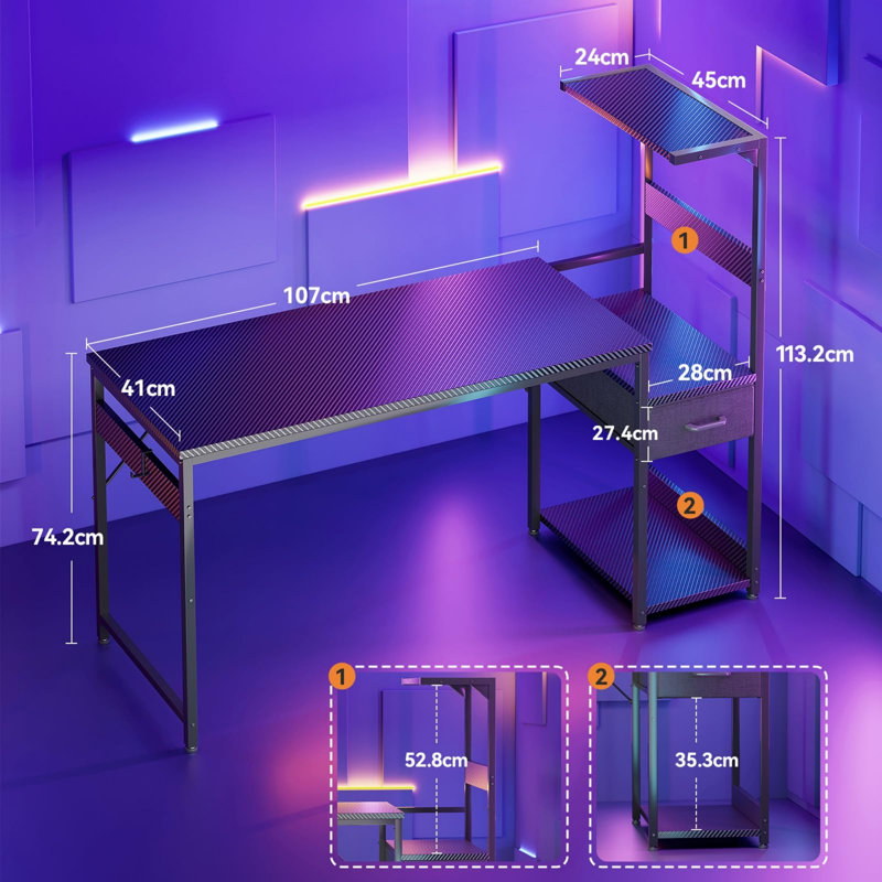 Computer Desk, Black