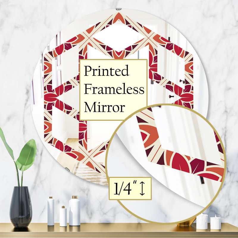 Miroir mural Whirl, H 31,5 po x l po