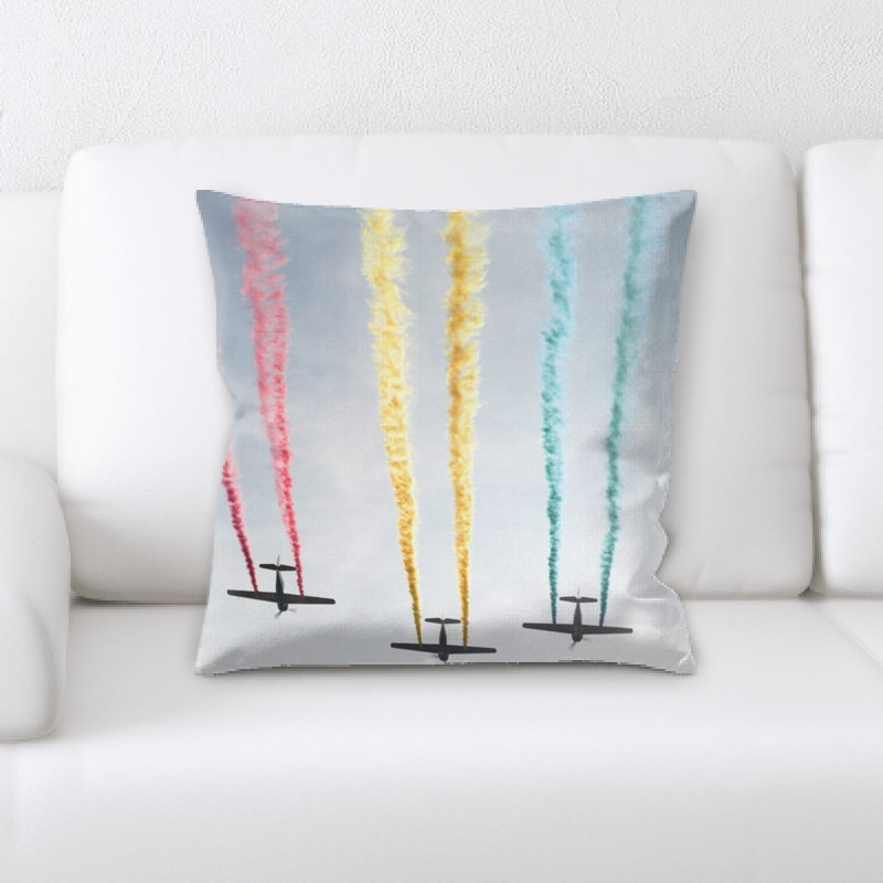 Microsuede Reversible Throw Pillow
