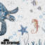  Rideau de douche Nautical Coastal Turtle