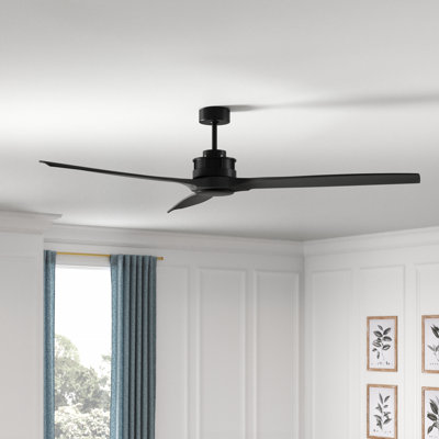 Ventilateur de plafond noir Akmani