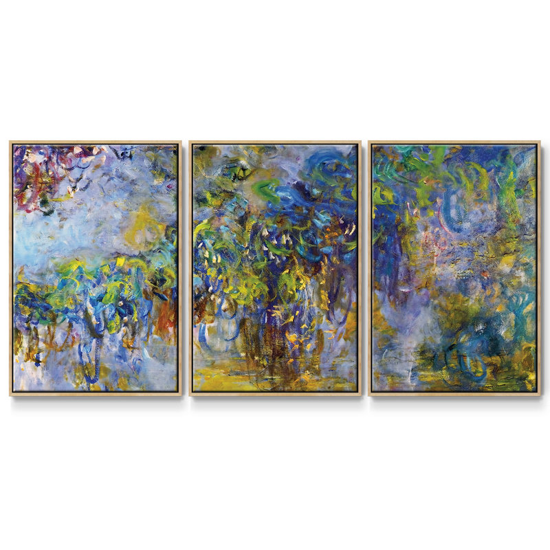 Wisteria, 1919, toile tendue avec châssis, H 24 po x l 48 po x P 2 po, Naturel