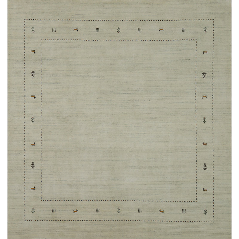Handmade Gabbeh Style Square Area Rug 9x9
