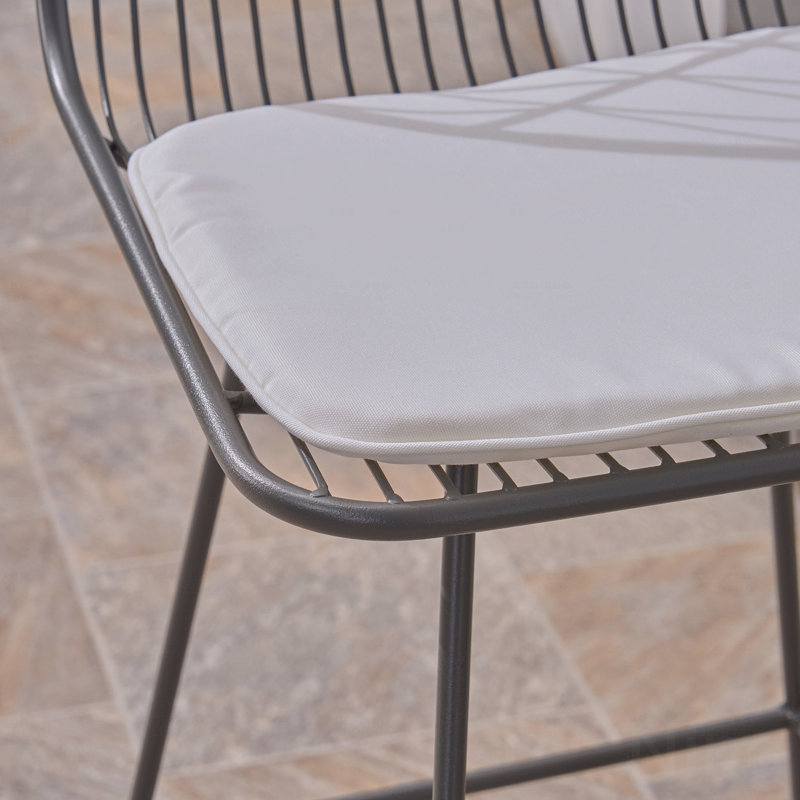 Tabouret de comptoir d'extérieur, Gris