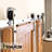 Brushed Nickel Arrow Design Non-Bypass Single Track Two Door Hardware Kit( Door Not Included)-36324591