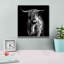Union Rustic «Hippy Highland Cow» par Epic Portfolio, estampe numérique sur toile-362213075
