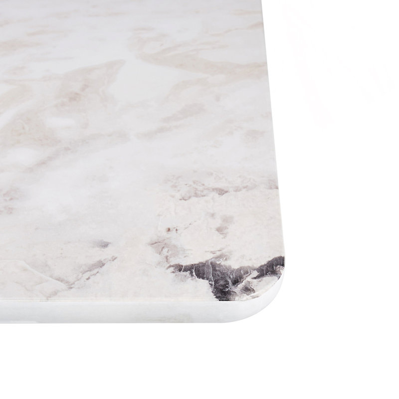 Table de bar rectangulaire moderne et simple brillant