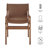 Sonora Leather Dining Chair-114657684