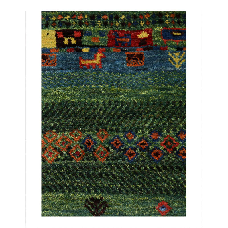 Fine Hand knotted Persian Gabbeh 2'3"X 3'