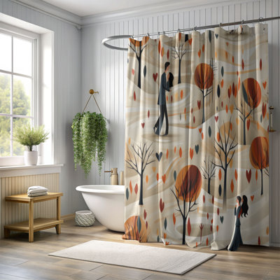 Rideau de douche Affection Hug - Premium