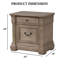 Mobilier de chambre de style transitionnel français et anglais