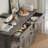 Haeli 55.1" Farmhouse Sideboard Buffet  with Doors & Shelves - Large Wood Storage Cabinet for Entryway, Living Room-371118539