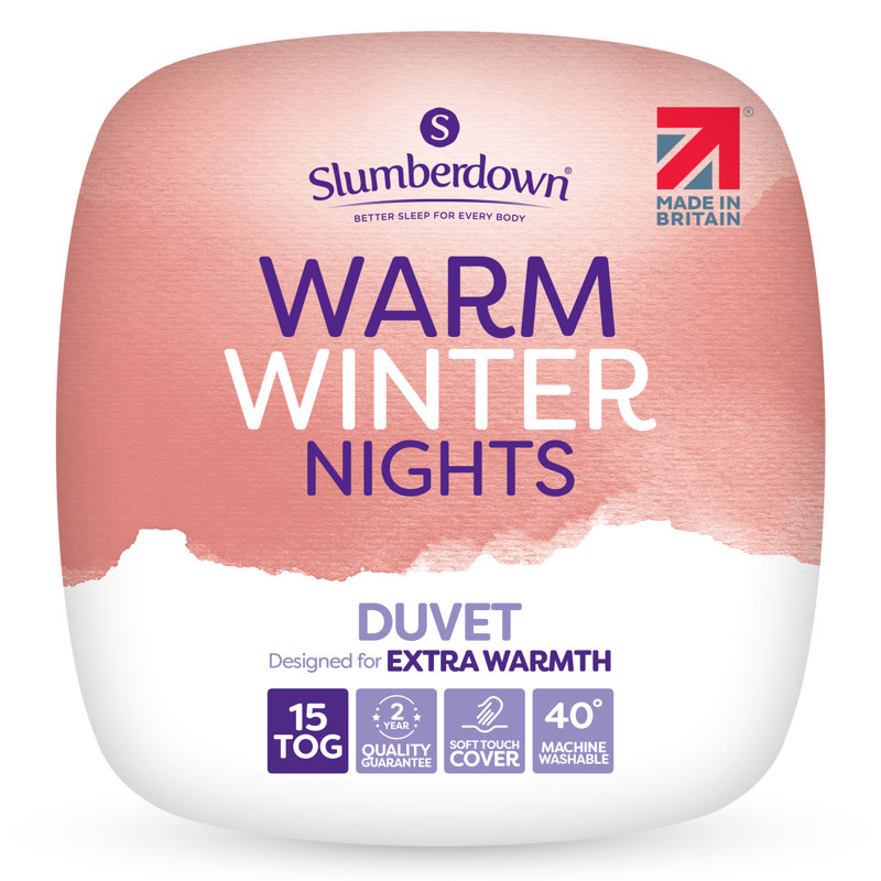 Warm Winter 15 Tog Winter Duvet, Kingsize
