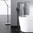 Freestanding Bathtub Faucet With Matte Black Shower And Advanced Handheld Spray Metal Unit
