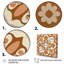 «Moroccoan Tiles In Earth Tones II», reproduction sur toile-878693621-878693624