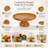 12" Handcrafted 100% Mango Wood Footed Fruit Bowl Stand