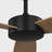  Paddle Smart 52 Indoor Ceiling Fan with Threaded Downrod, Oak ABS blades and Handheld Remote-873247445-873247434