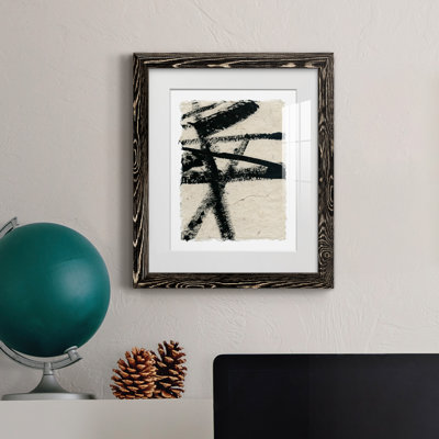 Lignes croisées III - peinture encadrée