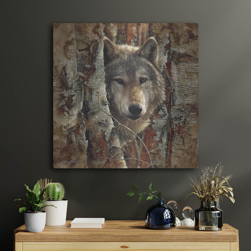 «Wolf Spirit» par Collin Bogle, H 24 po x l 24 po