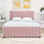 Lit plateforme tapissier avec lit gigogne-129915136