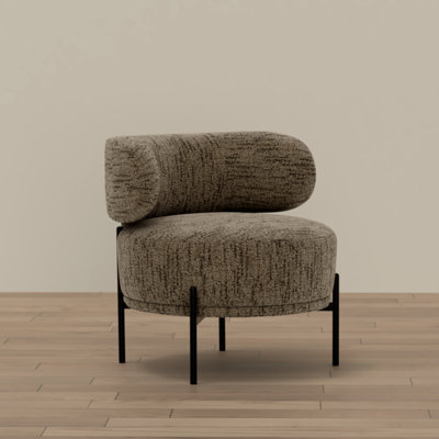 Fauteuil d'appoint beige moderne