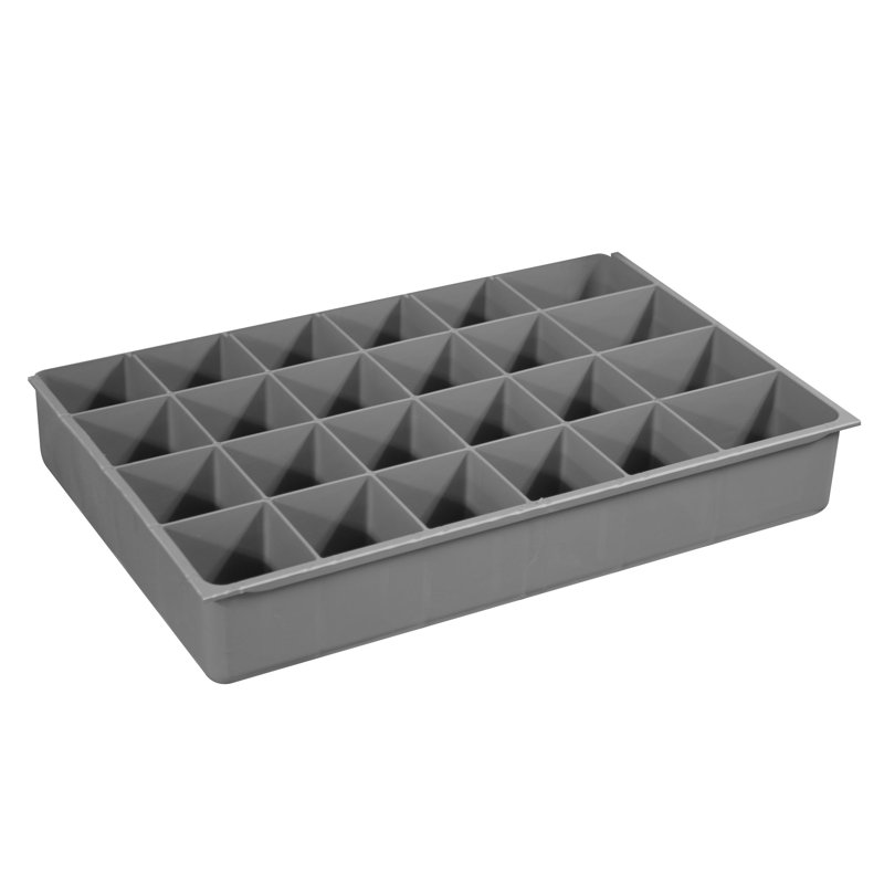 Petite doublure encastrée à 24 compartiments, H 2 po x l 15 po x P 10 po