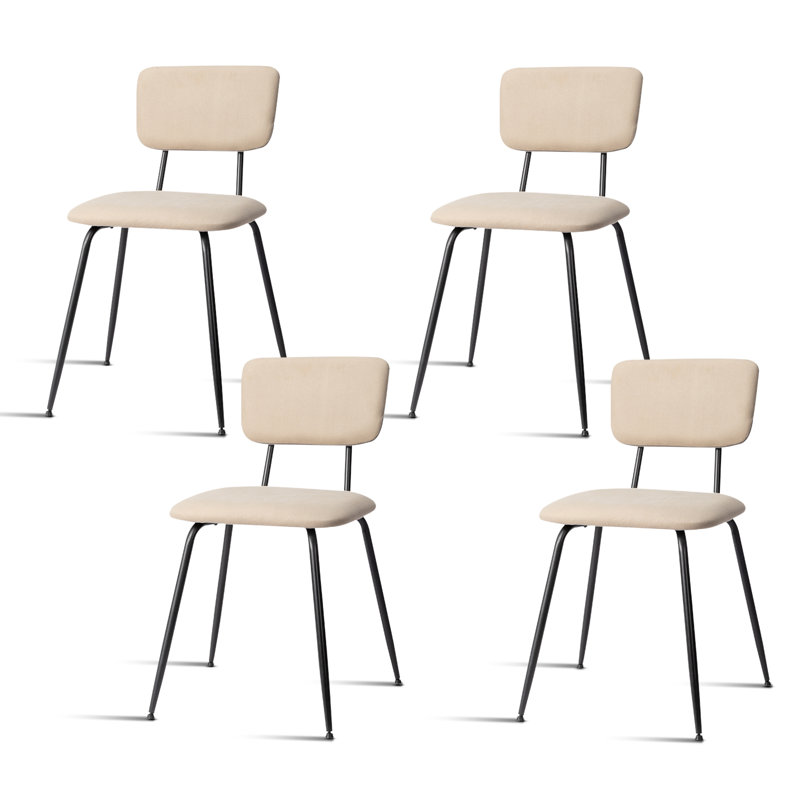 Chaise d'appoint 18,9 po, 4, Blanc