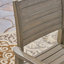 Chaises de salle à manger empilables pour l'extérieur avec cadres en bois d'acacia de luxe, parfaites pour les petits patios et les espaces haut de gamme-634415819