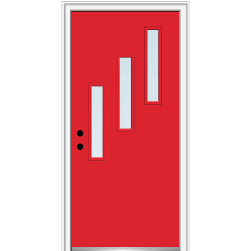 Porte d'entrée avant en fibre de verre Spotlight Spotlight, Ouverture vers la gauche, H 80 po x l 32 po x P 1,75po