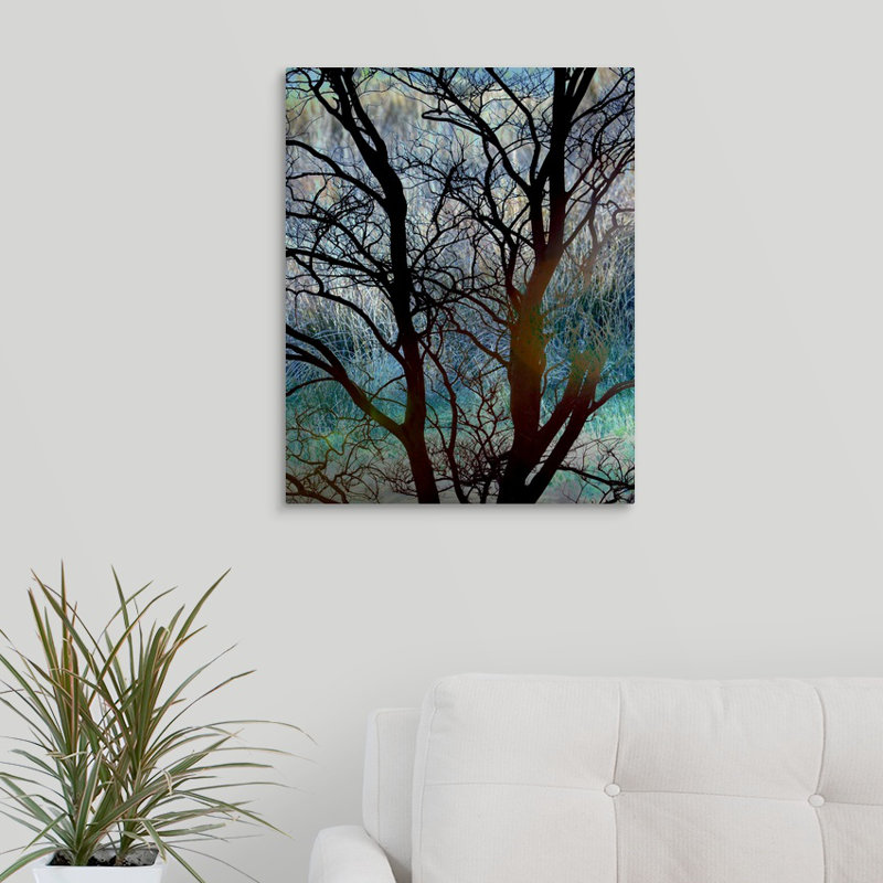 «Tangled in Turquoise», reproduction de photo sur toile, H 20 po x l 16 po x P 1,5 po
