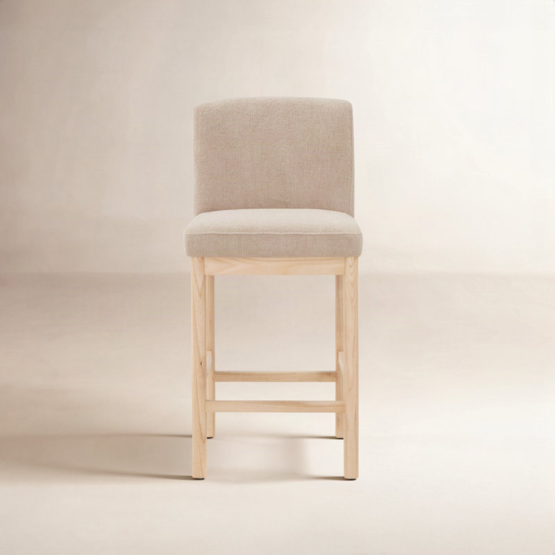 Connie Boucle Counter Stool, Oatmeal