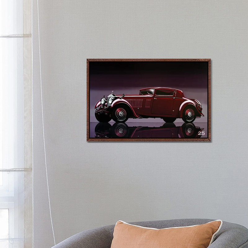 Rolls Royce Phantom 1933 by Paul Meijering - Floater Frame Gallery-Wrapped Canvas Giclée on Canvas