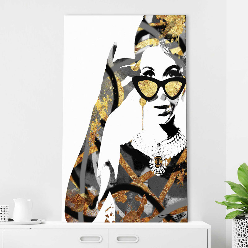 Excuse Me (Vertical) par By Jodi - impression, Toile tendue, H 30 po x l 18 po x P 1 po