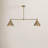 Moderne 2-Light Chandelier